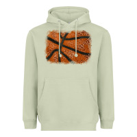 Matcha Basketball leopard glitter background Heavyweight Hoodie - HowdyJamesFarm