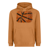 Meerkat Basketball leopard glitter background Heavyweight Hoodie - HowdyJamesFarm