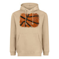 Mushroom Basketball leopard glitter background Heavyweight Hoodie - HowdyJamesFarm