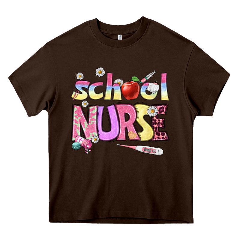 School Nurse Heavy Core Tee by BundleAndBundleShop | Teevron