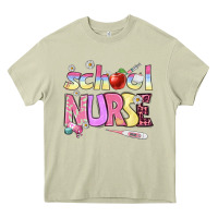 Mossy school nurse Heavy Core Tee - BundleAndBundleShop