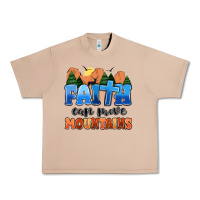 Burro faith can move mountains Urban Heavy Tee - MaliasSmallBusiness