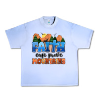 Grape Ice faith can move mountains Urban Heavy Tee - MaliasSmallBusiness