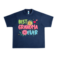 Navy best grandma ever Urban Heavy Tee - JahusDesignShop
