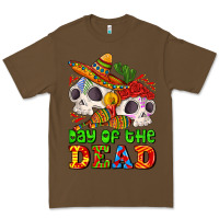 Cacao mexican day of the dead Premium Tee - AdoDesignShop