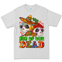 Dove Grey mexican day of the dead Premium Tee - AdoDesignShop