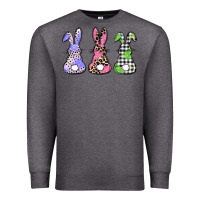 Charcoal Heather Easter bunnies Premium Sweatshirt - CowGirlArtShop