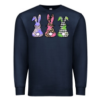 Navy Easter bunnies Premium Sweatshirt - CowGirlArtShop