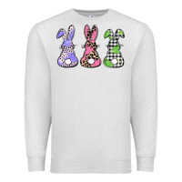 Oatmeal Heather Easter bunnies Premium Sweatshirt - CowGirlArtShop