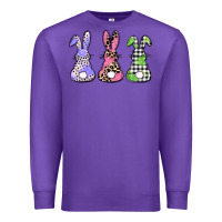 Purple Easter bunnies Premium Sweatshirt - CowGirlArtShop