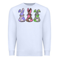 White Easter bunnies Premium Sweatshirt - CowGirlArtShop