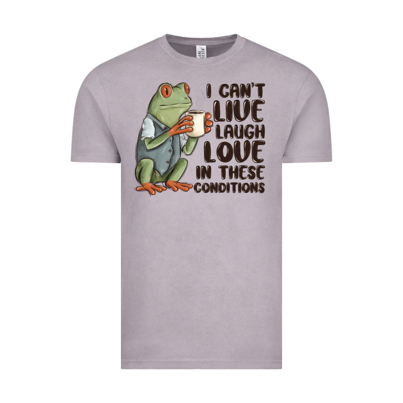 I Cant Live Laugh Love In These Conditions Vintage Tee by MaliasSmallBusiness | Teevron