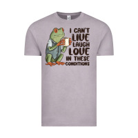 Vintage Zinc i cant live laugh love in these conditions Vintage Tee - MaliasSmallBusiness