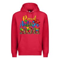 Cardinal proud autism mom Premium Hoodie - CowGirlArtShop