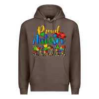 Coffee proud autism mom Premium Hoodie - CowGirlArtShop