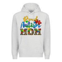 Dove Grey proud autism mom Premium Hoodie - CowGirlArtShop