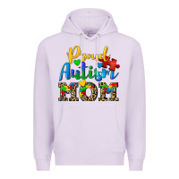 Lilac proud autism mom Premium Hoodie - CowGirlArtShop