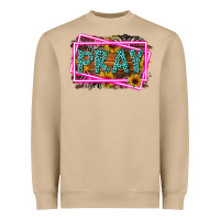 Mushroom Western Pray Religious Heavyweight Sweatshirt - LillyAllenDesigns