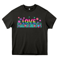 Asphalt lgbt love with hearts and stars Heavy Core Tee - AdoDesignShop
