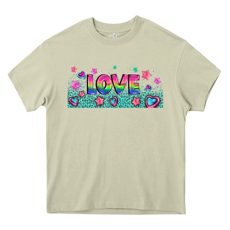 Lgbt Love With Hearts And Stars Heavy Core Tee by AdoDesignShop | Teevron