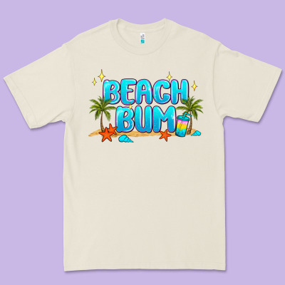 Beach Bum Premium Tee Designed By Jahusdesignshop