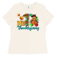 Bone my first thanksgiving with turkey Ladies Tee - AdoDesignShop