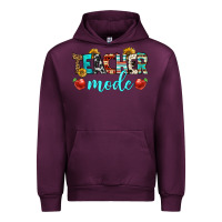 Mauve Wine teacher mode Urban Hoodie - BundleAndBundleShop