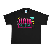 Black hair stylist Urban Heavy Tee - MaliasSmallBusiness