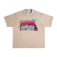 French Oak hair stylist Urban Heavy Tee - MaliasSmallBusiness