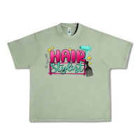 Oil Green hair stylist Urban Heavy Tee - MaliasSmallBusiness