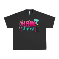 Pigment Black hair stylist Urban Heavy Tee - MaliasSmallBusiness