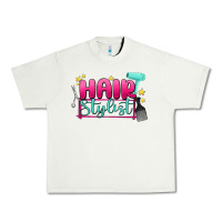 Pistachio hair stylist Urban Heavy Tee - MaliasSmallBusiness