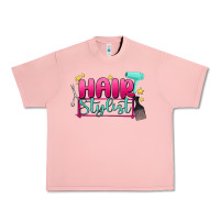 Salmon hair stylist Urban Heavy Tee - MaliasSmallBusiness