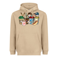 Mushroom Baseball coffee cups Heavyweight Hoodie - HowdyJamesFarm