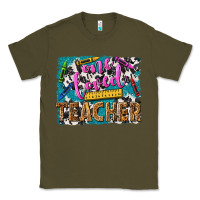 Army Green one loved teacher Classic Tee - NancyCooperArtShop