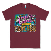 Burgundy one loved teacher Classic Tee - NancyCooperArtShop