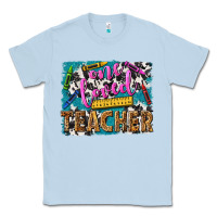 Dusty Blue one loved teacher Classic Tee - NancyCooperArtShop