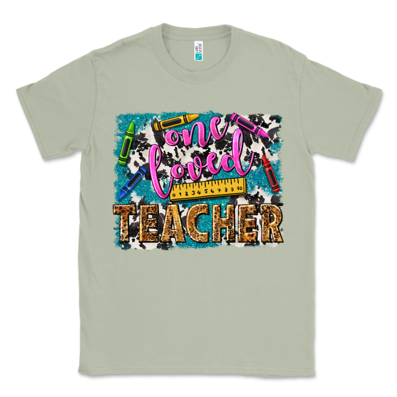 One Loved Teacher Classic Tee by NancyCooperArtShop | Teevron