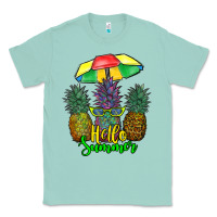 Seafoam hello summer pineapples Classic Tee - RanaPortraitStore