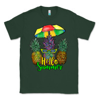 Sports Green hello summer pineapples Classic Tee - RanaPortraitStore