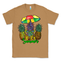 Toasted Coconut hello summer pineapples Classic Tee - RanaPortraitStore
