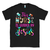 Black this nurse is guided by jesus Classic Tee - JahusDesignShop
