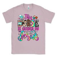 Lilac this nurse is guided by jesus Classic Tee - JahusDesignShop