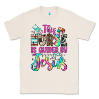 Natural this nurse is guided by jesus Classic Tee - JahusDesignShop