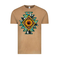 Vintage Camel aztec leopard sunflower Vintage Tee - JahusDesignShop
