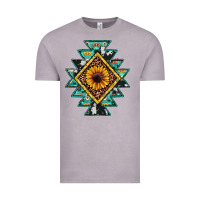 Vintage Zinc aztec leopard sunflower Vintage Tee - JahusDesignShop