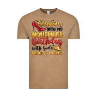 Vintage Coffee stepping into my november birthday Vintage Tee - MaliasSmallBusiness