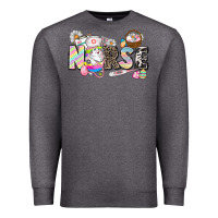 Charcoal Heather Easter Nurse  Easter Day Premium Sweatshirt - CowGirlArtShop