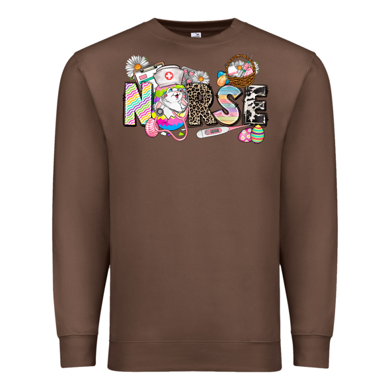 Easter Nurse  Easter Day Premium Sweatshirt by CowGirlArtShop | Teevron