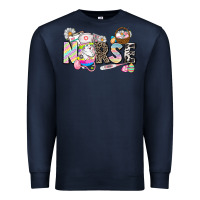 Navy Easter Nurse  Easter Day Premium Sweatshirt - CowGirlArtShop